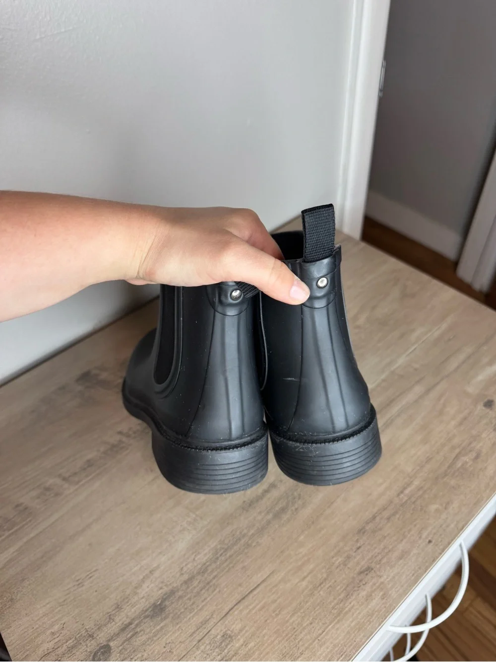 Madewell The Chelsea Rain Boot Black